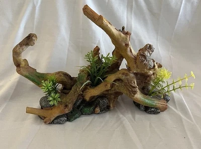 Синяя лента коряги центральный элемент с растениями большой аквариум украшение - Изображение 1 из 4