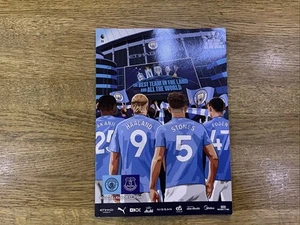 Programa de partidos de la Premier League Man City V Everton 10-02-2024 - Temporada 4 seguidas - Imagen 1 de 2
