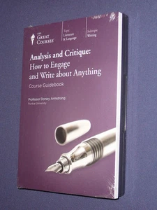 Teaching Co Great Courses CDs ANALYSIS and CRITIQUE new & sealed - Foto 1 di 1