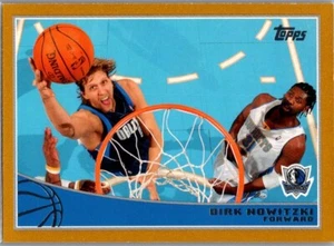 2009-10 Topps Gold Dirk Nowitzki Dallas Mavericks /2009 - Picture 1 of 2