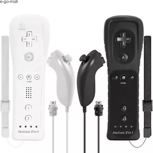Wii Remote Built-in Motion Plus Nunchuck Controller Case for Nintendo Wii Wii U - Picture 1 of 157