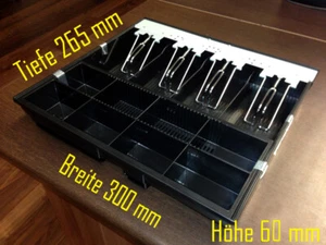 GELDEINSATZ 4 Schein 8 Münzen ZUSÄTZLICHER KASSENEINSATZ 300 x 265 x 40 mm - Bild 1 von 2