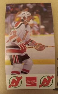 1984 NEW JERSEY DEVILS TEAM ISSUE POSTCARD #25 Dave Lewis - Picture 1 of 3