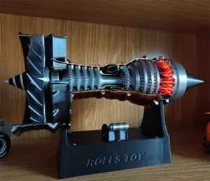 1/16 A380 Trent 900 Engine Turbofan Blade Aircraft Engine Electric Model Gift - Picture 1 of 17