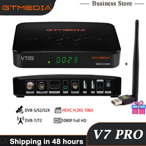 Twin Tuner DVB-T2 S2 S2X FTA Satellite HDTV Receiver Decoder PVR TV Box USB WIFI