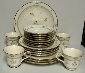 Noritake BRITTANY 20 Piece Set FOUR PLACE SETTINGS More Items Here - Picture 1 of 3