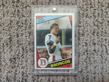 Topps John Elway Football Card 1984 Denver Broncos