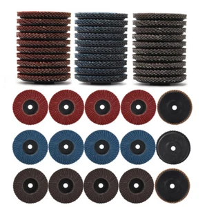 3in Flap Disc Sanding Disk Grinding Wheel 80/60 Grit For Angle Grinder 3/6/10Pcs - Picture 1 of 15