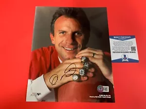 Foto firmada de Joe Montana 49ers automática 8x10 Beckett BAJO CERTIFICADO DE AUTENTICIDAD - Imagen 1 de 2