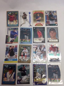 16 CARD TOP PROSPECTS MEMORABILIA TRADING ROOKIE MINORS SPORTS BASEBALL LOT HOT - Picture 1 of 12