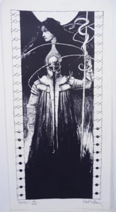 RAR! Kent Williams "STICKS" Kunstdruck (80er Jahre) SIGNIERT LIMITED EDITION!!! - Bild 1 von 4