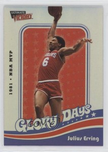 1999-00 Upper Deck Ultimate Victory Dr J Glory Days Julius Erving #DR7 HOF