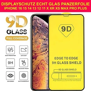 iPhone 17 16 E 15 14 13 12 11 pro 2x Panzerfolie Schutzglas Displayschutz Folie - Bild 1 von 11