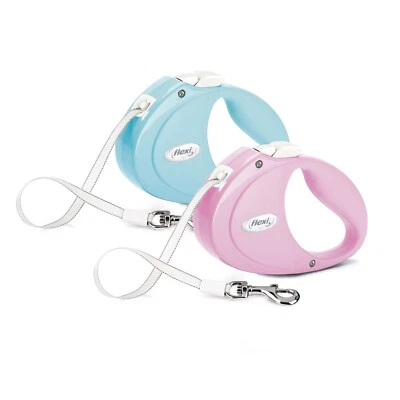 Trela de cachorro flexi retrátil fita para filhotes 2m (6 pés) para cães pequenos com menos de 12 kg nova - Imagem 1 de 4