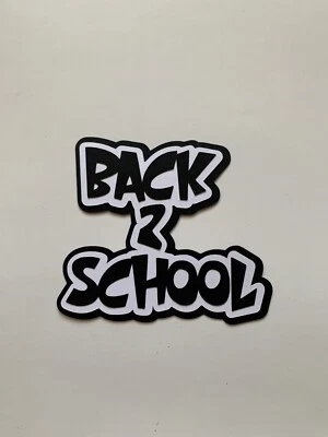 #138 TARJETAS DE DIARIO BASURA TÍTULO ÁLBUM DE RECORTES PREFABRICADO TÍTULO ESCUELA - TONYA Foto 1 de 2