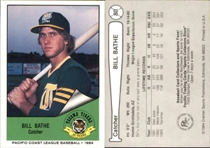 Bill Bathe 1984 Cramer - Cramer Tacoma Tigers #80 RC FREE SHIP *AutographDen* - Picture 1 of 1