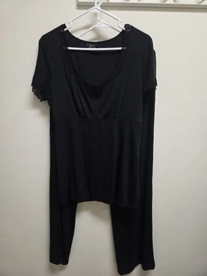 Juego de pijama Natori modal con ribete de encaje Med. Foto 1 de 4