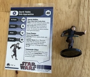 Star Wars Miniatures Masters Of The Force Darth Vader, Sith Apprentice 21/40 - Picture 1 of 1