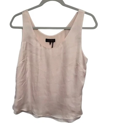 Blusa sin mangas Donna Karan New York rosa pálido talla S Foto 1 de 4