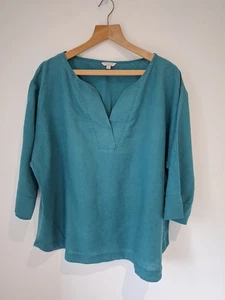 Monsoon 100% Leinen Top XL Hemdbluse - Bild 1 von 5