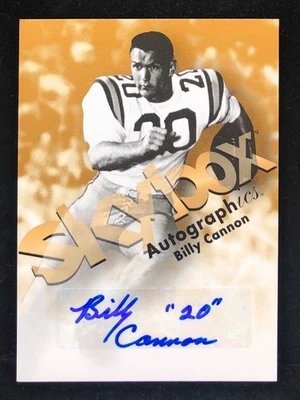2012 Fleer Retro Ultra Autographics 1998 #98AU-BC Billy Cannon LSU Tigers Auto - Image 1 of 2