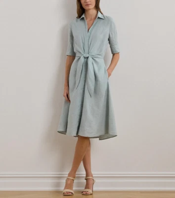 Lauren Ralph Lauren Linen Shirtdress MSRP $185 - Image 1 of 4