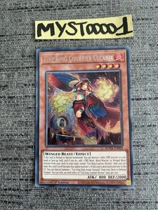Carte Yu-gi-oh! Fire King Courtier Ulcanix ROTA-EN098 Secret Rare Anglais - Picture 1 of 20