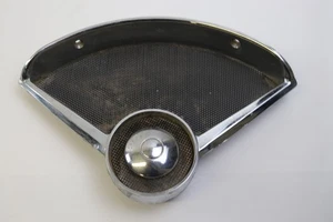1955 1956 Chevy Dash Speaker Grille Chrome Bezel Belair Original - Bild 1 von 9