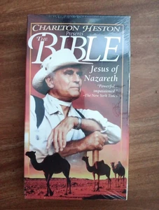Charlton Heston Presents The Bible "Jesus of Nazareth" VHS New Sealed  - Picture 1 of 1