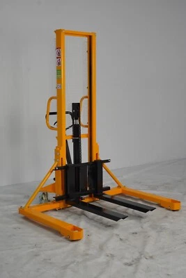 APOLLOLIFT 1100lbs Apilador de paletas manual hidráulico manual manual a horcajadas 63" elevador Foto 1 de 4