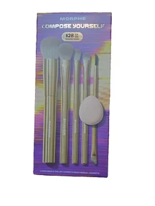 NIB Morphe Compose Yourself 6pc Brush & Tool Set Free S/H - Picture 1 of 4