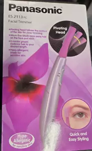 Panasonic Facial Hair Trimmer for Women ES2113PC, with Pivoting Head and Eyebrow - Picture 1 of 3