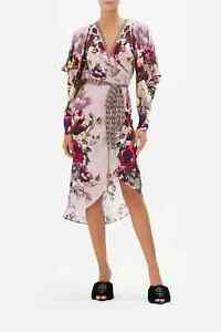 CAMILLA silk Gypsy rose wrap midi dress Size XL BNWT RRP $799.00