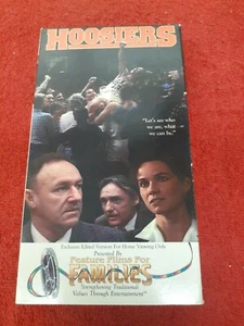 Hoosiers VHS- Gene Hackman Dennis Hopper . Feature Films For Families. - Picture 1 of 3