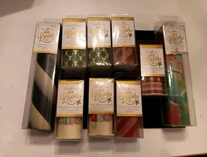 Lot 9 Holiday Hazel&Ruby DIY Giant Wide Washi Tape Rolls NIP - Picture 1 of 6