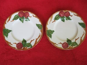 C-57 Dos Platos de Pan Franciscanos China Manzana 6 1/4" - Imagen 1 de 4