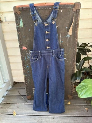 Juniors Girls Orange Tab Levis bib Overalls 2000 Rare Size 25 Vintage Mint Cute - Image 1 of 4