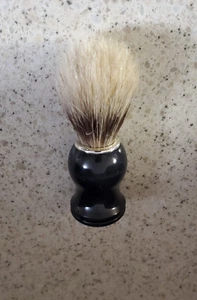 Boar Bristle Shaving Brush Black Handle-new (BX 16)) - Picture 1 of 4