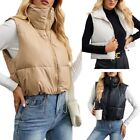 Ladies Winter Padded Gilet Vest Fashionable and Warm Sleeveless Coat for Women