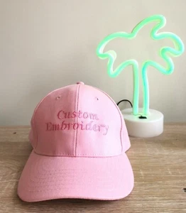 Personalised Cap - Custom Embroidered Hat - Embroidery baseball hat | 15 colours - Picture 1 of 7