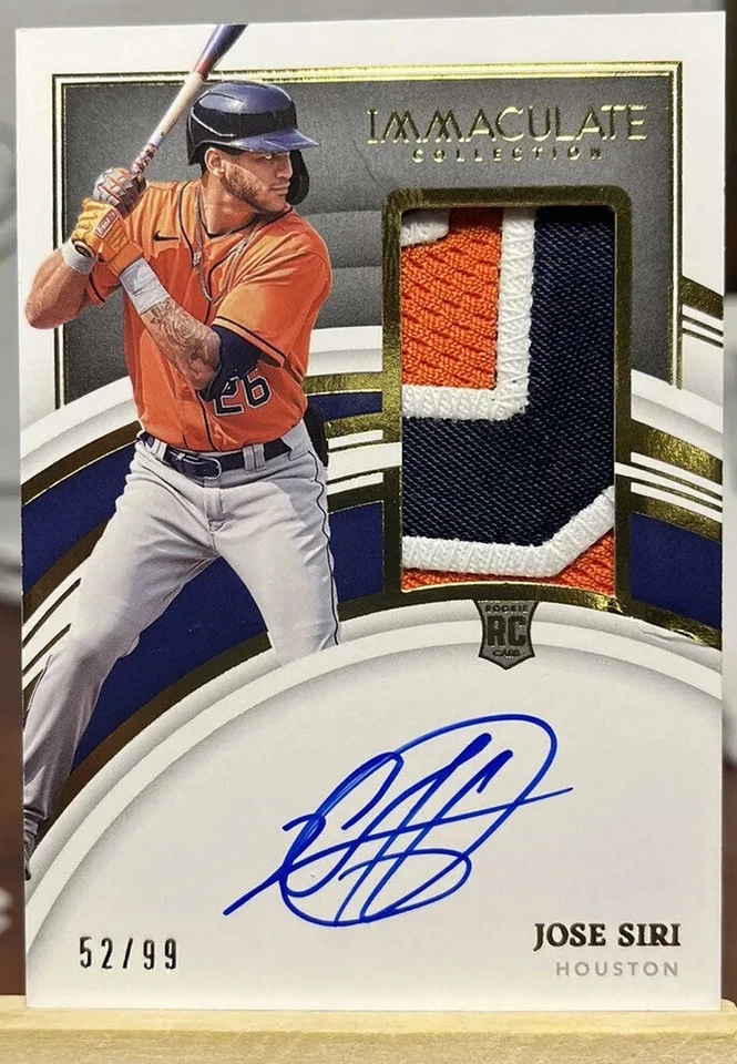 2022 Jose Siri Immaculate /99 RPA RARE AUTO HIT READ - Image 1 of 4