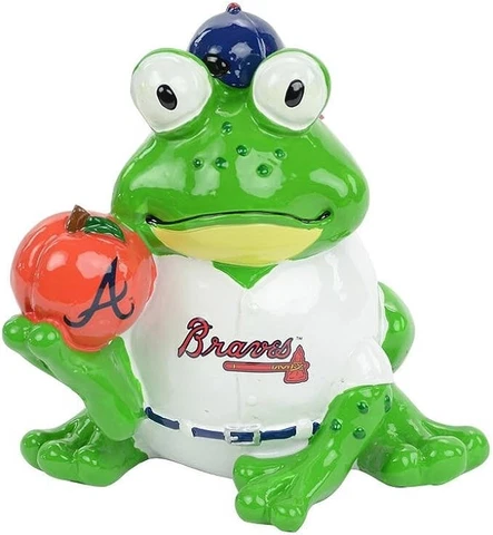 Atlanta Braves Thematic Frog Figurine NEW FOCO  GREAT GIFT  RARE Cover