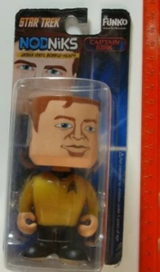 Star Trek Capt. Kirk Nodniks Urban Vinyl Bobblehead Funco Sealed in Single Pkg - Picture 1 of 6