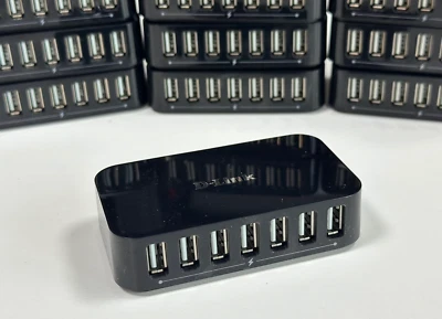 D-Link DUB-H7/B Hi-Speed USB 2.0 7-Port Hub - Black - Image 1 of 3