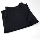 IZOD PerformX Męskie czarne spodnie golfowe 40X32 Różowa wstążka Haftowane na kieszeni
