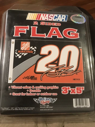 NOS NASCAR 2 SIDED FLAG TONY STEWART 3’ x 5’ RACING Cover
