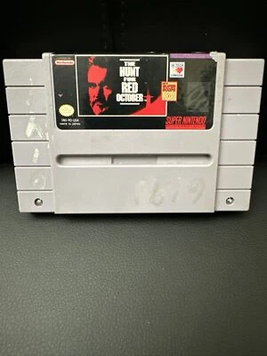The Hunt For Red October / Super Nintendo SNES / Authentic / Tested Good - Image 1 of 3