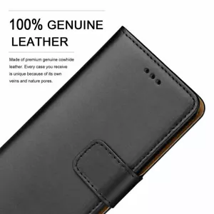 LUXUS ECHT LEDER GELDBÖRSE STÄNDER HÜLLE KARTENTASCHE FÜR SAMSUNG GALAXY A15/A25 - Bild 1 von 10