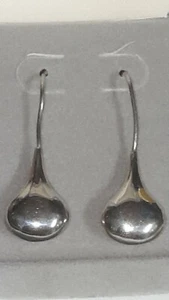 Längliche Ohrhänger Sterlingsilber 1 1/2 Zoll - Bild 1 von 3