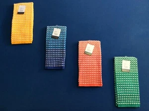 Kitchen towel, cotton 15" x 25", available in various bright colors, You choose! - Picture 1 of 10